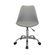11 Kit 2 Cadeiras Giratorias Office Luisa Rivatti Assento PP Preto Base Rodizio Cromado